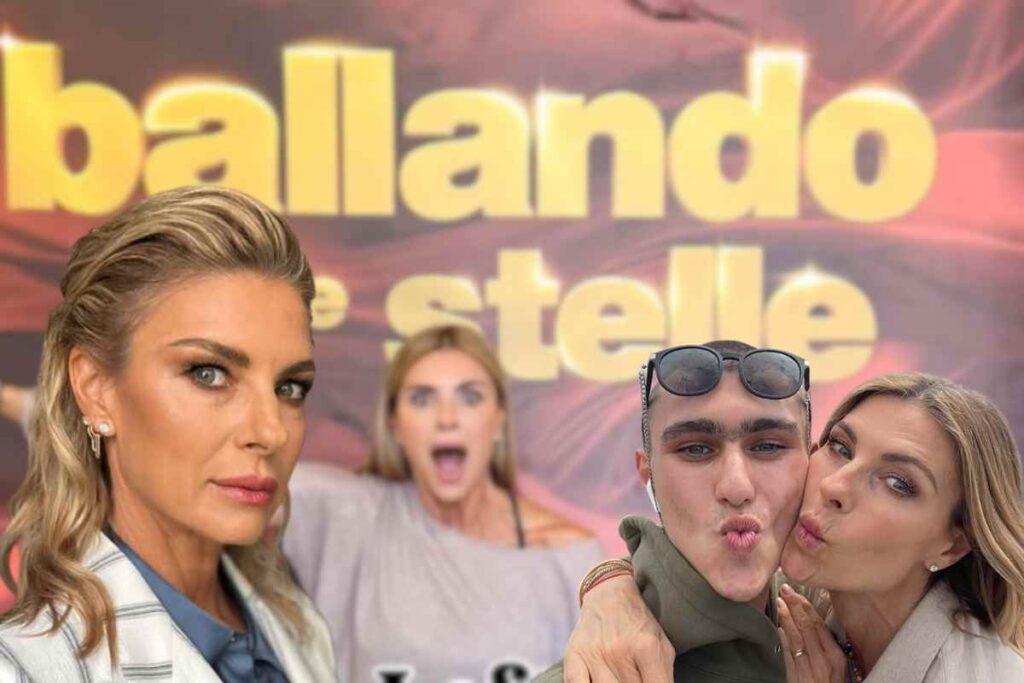 martina colombari parole figlio
